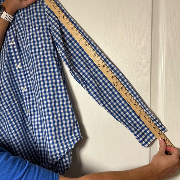 GAP Blue and White Button Down Shirt in Vibrant Blue and White - Picture 5 of 6